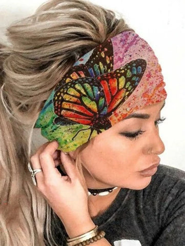 Butterfly Multicolor Headband