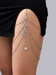 Butterfly Layered Thigh Chain