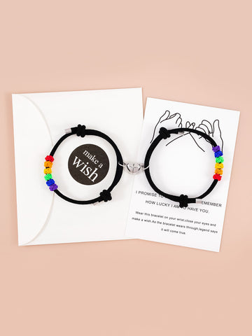 LGBTQ Magnetic Knot Bracelet Set