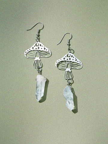 Mushroom Stone Earrings