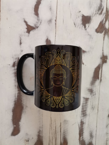 Black Buddha Mug
